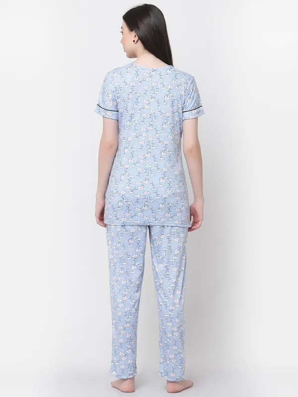 Blue_Printed__Cotton_Blend_Night_Suit_Set