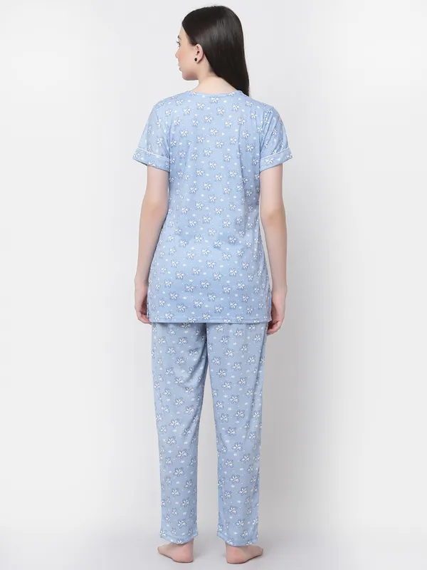 Blue_Printed__Cotton_Blend_Night_Suit_Set