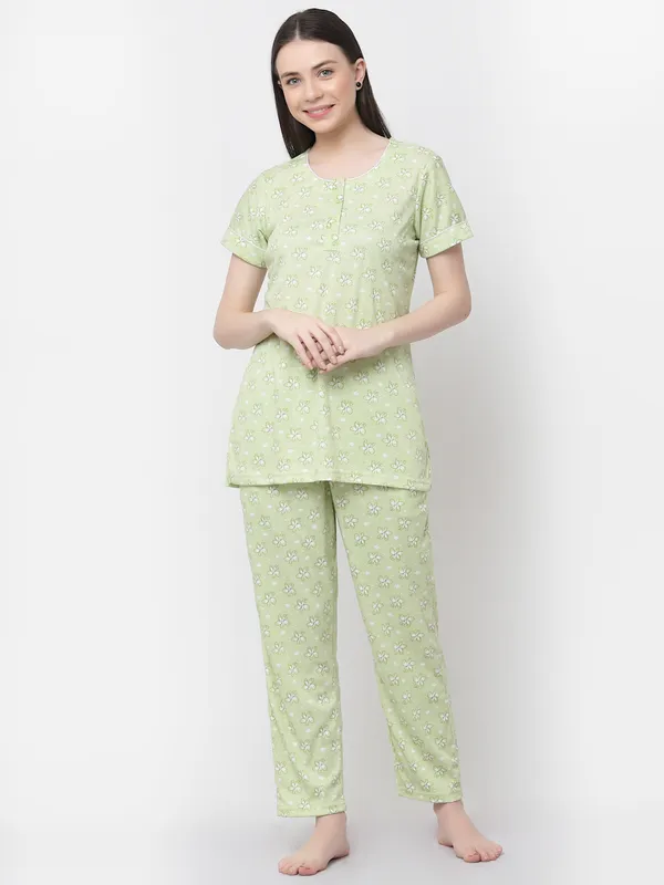 Light_Green_Printed__Cotton_Blend_Night_Suit_Set