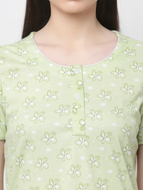 Light_Green_Printed__Cotton_Blend_Night_Suit_Set