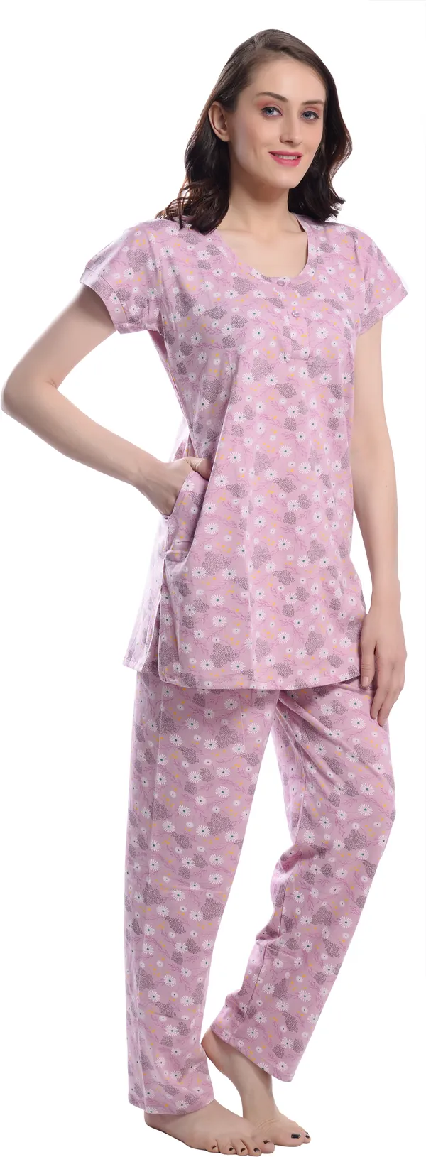 PINK_Printed__Cotton_Blend_Night_Suit_Set