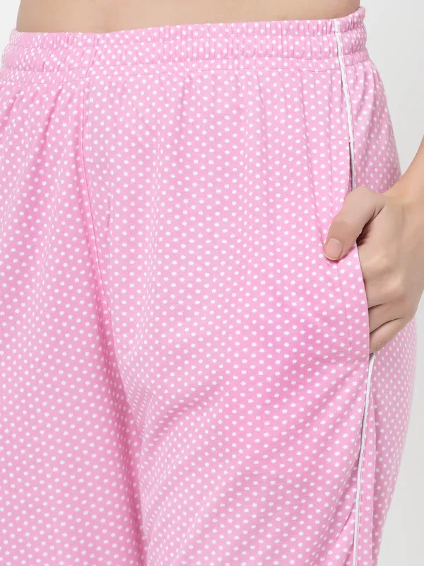 Pink_Polka_Print_Cotton_Blend_Shirt_&_Pyjama_set