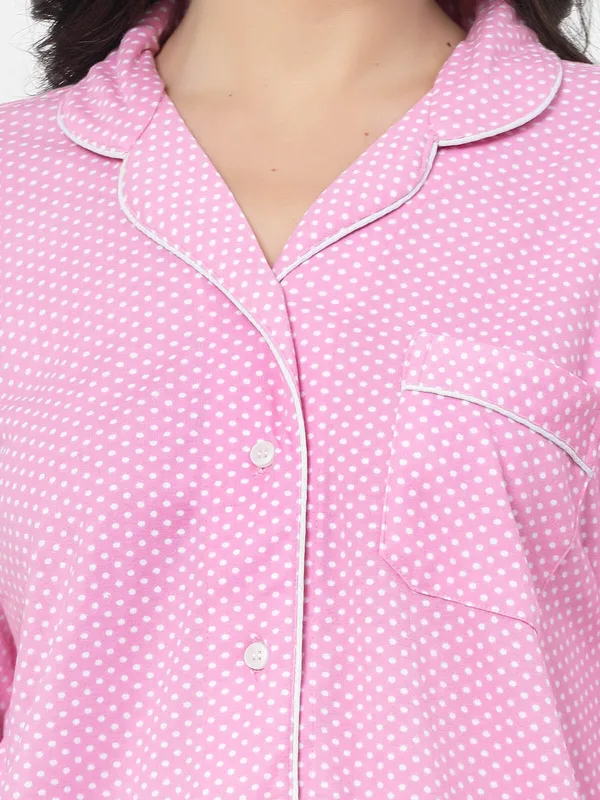 Pink_Polka_Print_Cotton_Blend_Shirt_&_Pyjama_set