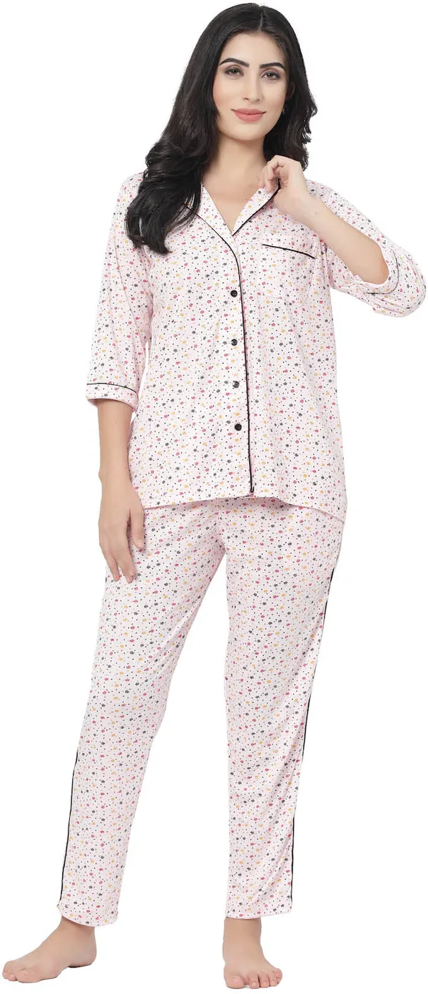 Light_Pink_Printed__Cotton_Blend_Shirt_&_Pyjama_set