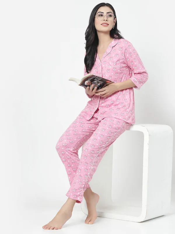 Pink_Printed__Cotton_Blend_Shirt_&_Pyjama_set