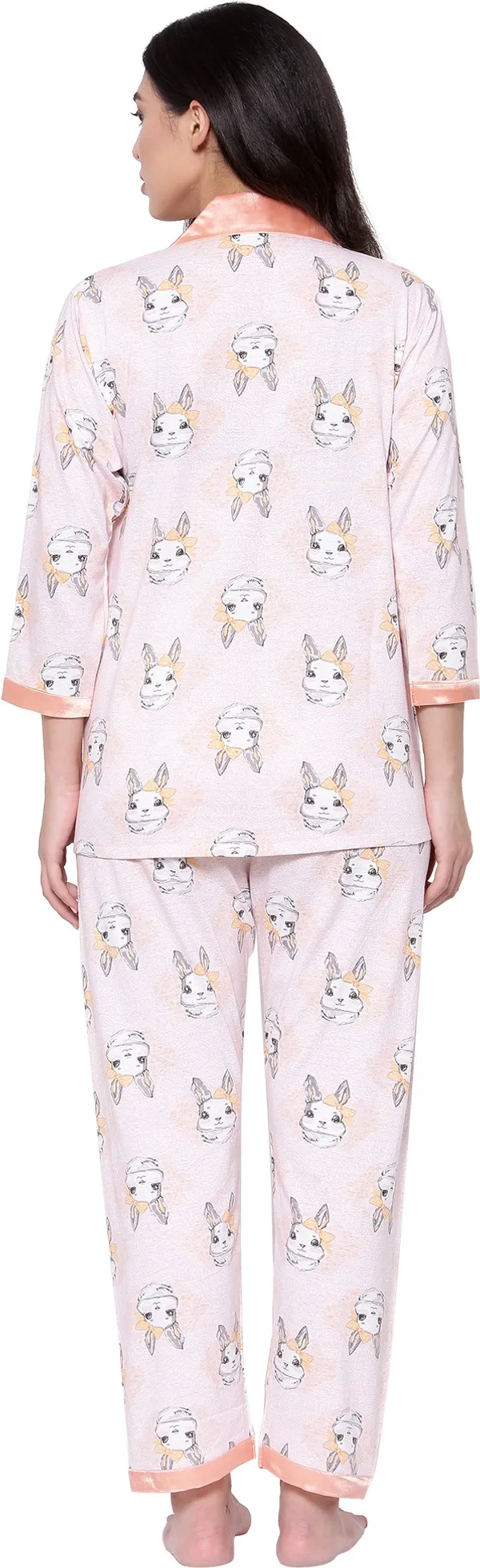 L.PINK_Animal_Print_Cotton_Night_Suit_Set