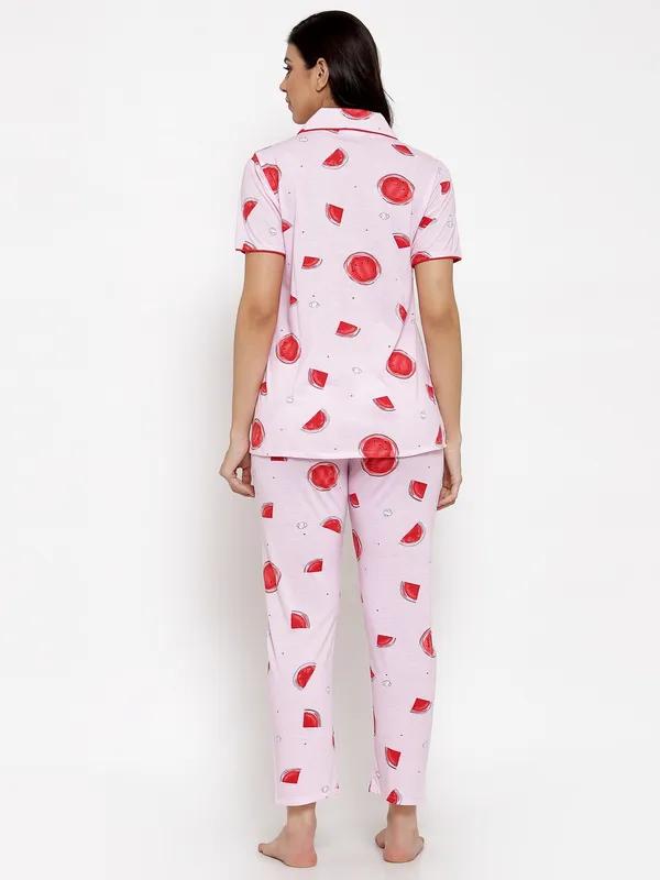 PINK_Printed__Cotton_Shirt_&_Pyjama_set