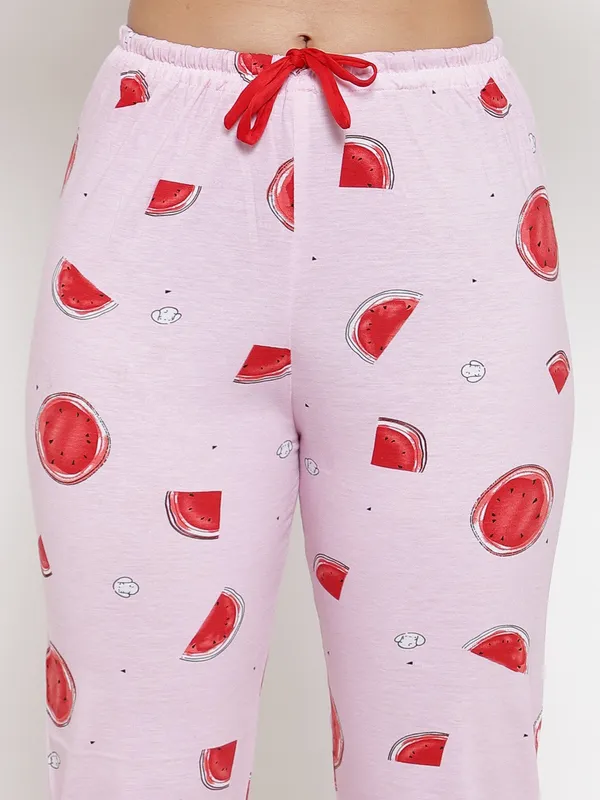 PINK_Printed__Cotton_Shirt_&_Pyjama_set
