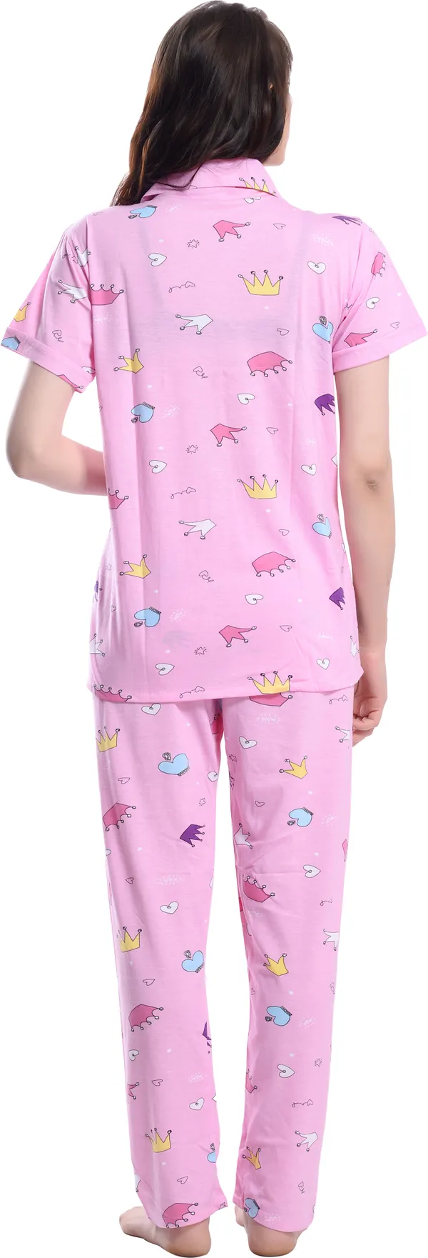 PINK_Printed__Cotton_Blend_Night_Suit_Set