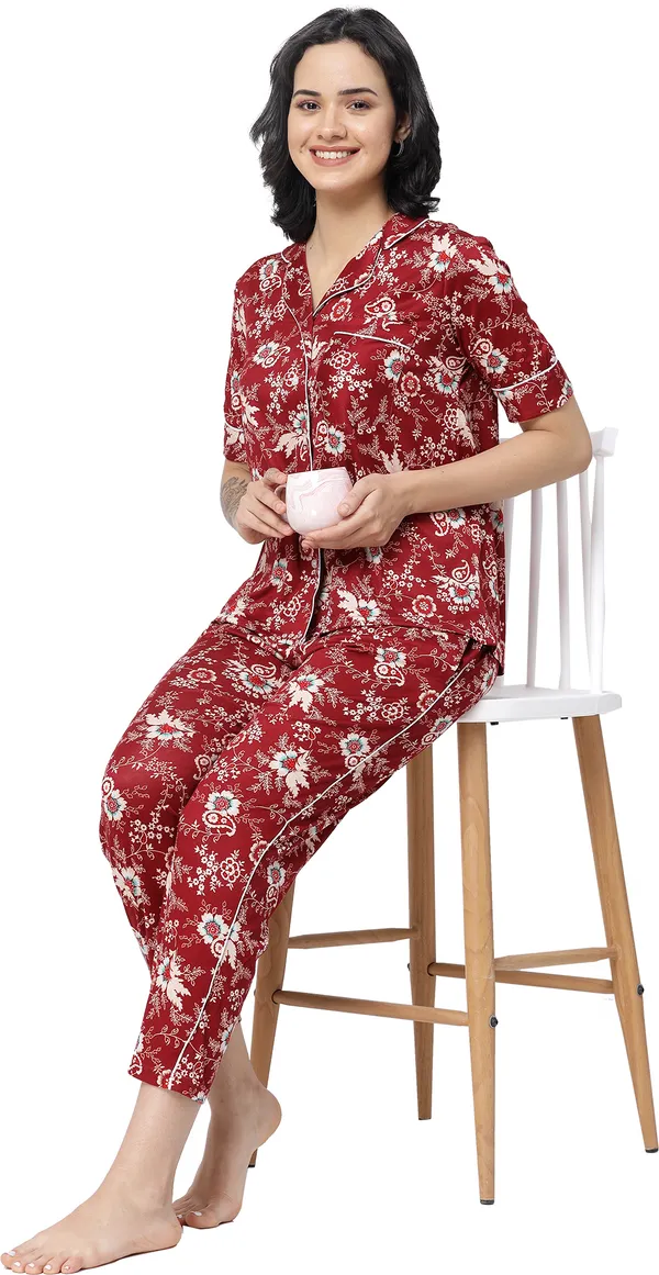 Red_Printed__Lycra_Blend_Night_Suit_Set