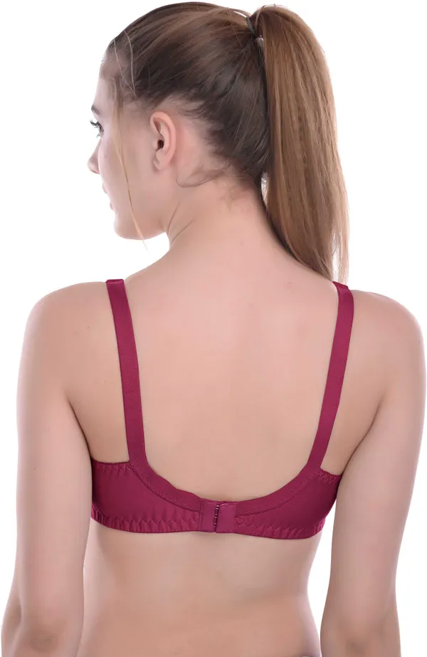 Maroon_Cotton_Blend_Full_Coverage_Bra_for_Women_Pack_of_1