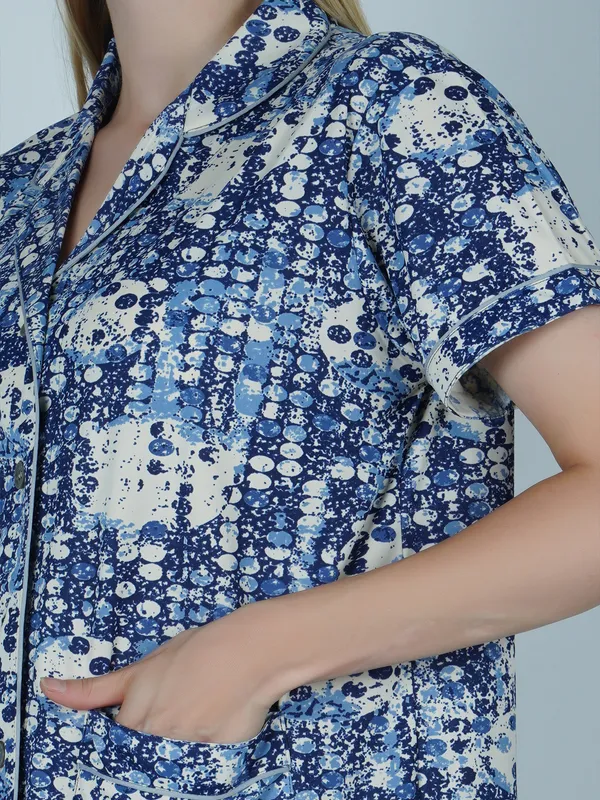 Women's_Cotton_Printed_Blue_Night_Suit
