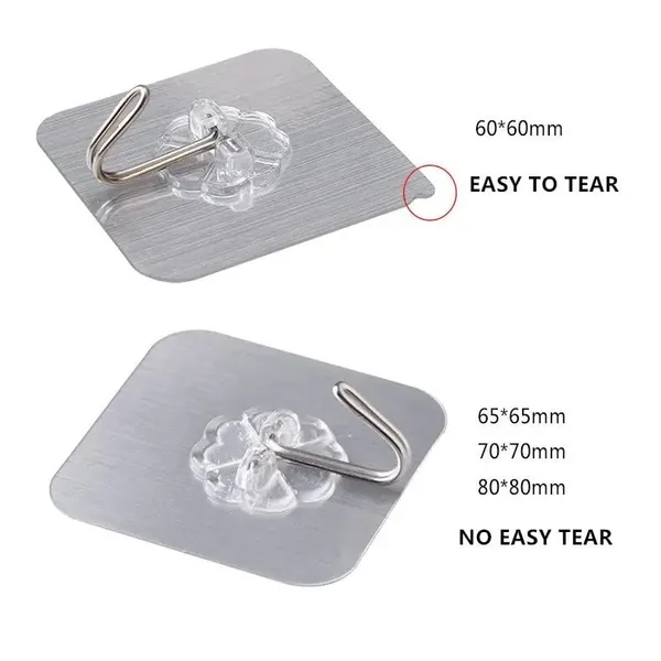 UltraHold_Self-Adhesive_Heavy_Duty_Wall_Hooks__BALESAN __BALESAN