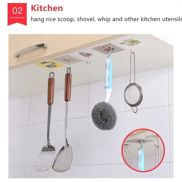UltraHold_Self-Adhesive_Heavy_Duty_Wall_Hooks__BALESAN __BALESAN