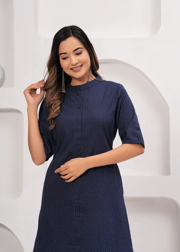Blue_Womens_Cotton_Kantha_Kurta_Plazzo_Set