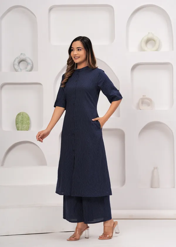 Blue_Womens_Cotton_Kantha_Kurta_Plazzo_Set