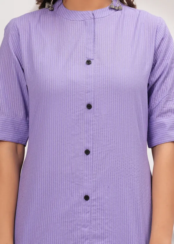 Lavender_Womens_Cotton_Kantha_Kurta_Plazzo_Set