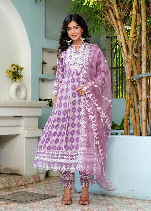 Lavender_Anarkali_Kurta_Pant_Dupatta_Set