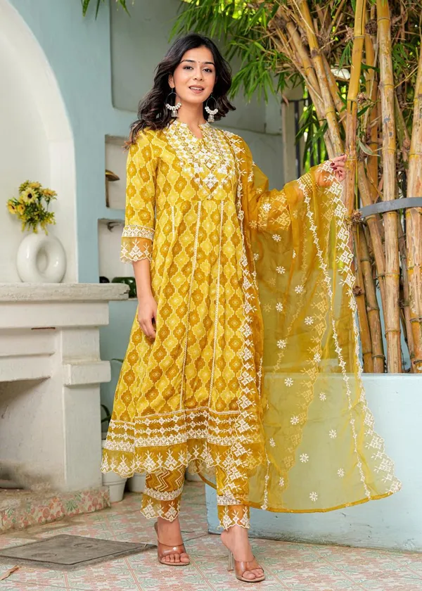 Womens_Anarkali_Kurta_Pant_Dupatta_Set