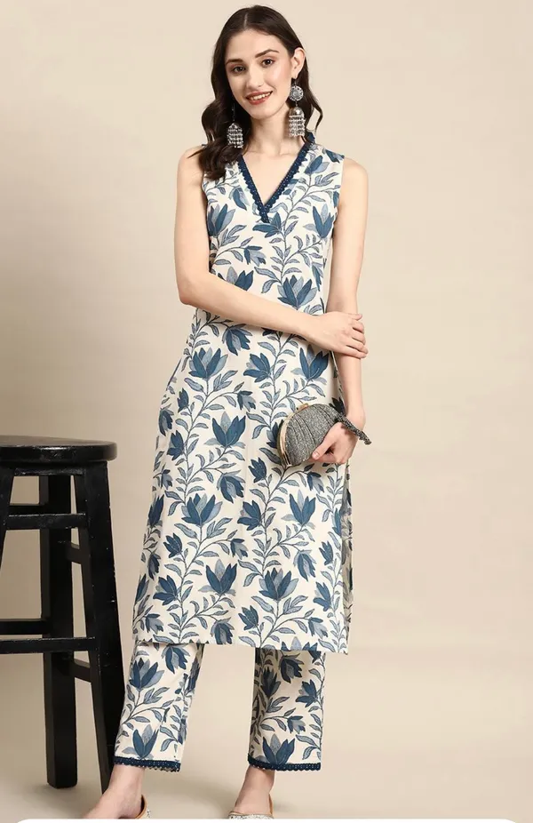 Blue_Viscose_Rayon_Co-ord_Set_For_Women