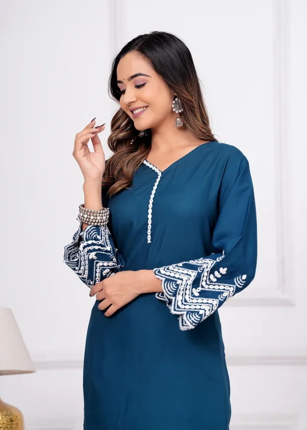 Womens_Rayon_Embroidery_Co-Ord_Set