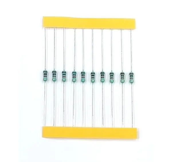 100_Pcs_1K_Resistance_for_1/4_watt_5%_Tolerance_for_Carbon_Film_resistor1k_ohm_Color_Code_1/4_watt_ohms_Tolerance_Electronics_Resistor_5%_Carbon_Film_Tolerance_Carbon_Film_Resistor