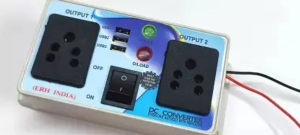 12v/24v_dc_to_ac_Converter_Gang_Box_3_in_Built_USB_Ports._dc_to_ac_Converter_Inverter_Solar_for_Home