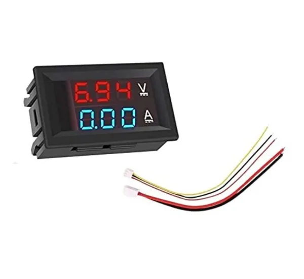 12v_DC_Digital_Volt_Ampere_Meter_DC_100V_10A_Amp_Voltage_Current_Meter_Tester_0.56_Inch_3_Bits_Blue+Red_Dual_LED_Display_Panel