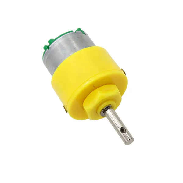 1_Pc_12V_200_RPM_Geared_DC_Motor_&_Original_Metal_Gears_High_Torque_Electric_Micro_Speed_Yellow_Geared_Motor_for_robotic_projects