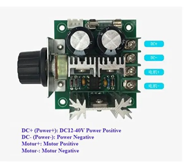 1_Pc_12V-40V_10_Amp_PWM_DC_Motor_Speed_Controller_Knob_High_Efficiency,_High_Torque,_Electric_Motor_Controller_Pulse_Width_Modulation_PWM_DC_Motor_Speed_Regulator_Controller