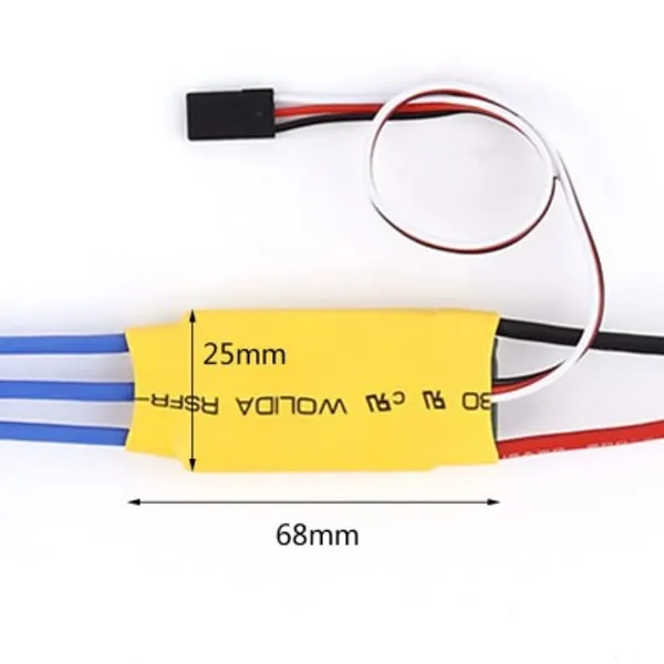 1_Pc_30A_ESC_Welding_T_Plug_Brushless_Multicolor_Motor_Speed_Controller_RC_BEC_ESC_T-rex_450