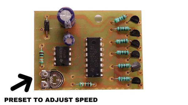 1_Pc_6_Channel_LED_Chaser_with_Adjustable_Speed,_Decad_Counter_Circuit_for_Electronic_Projects,_with_555_Timer