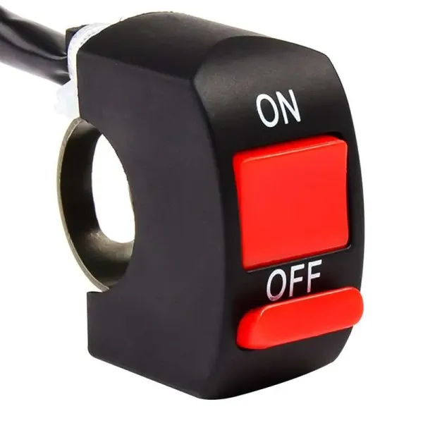 1_Pc_Bike_Handlebar_On/Off_Switch_Accident_Hazard_Light_Double_Control_Switch_Button_Handle_Bar_for_Fog_Lamp,_Lights_(Universal_for_Bikes)