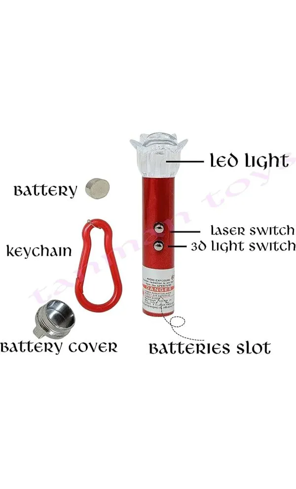 1_Set_50X50_MM_Equilateral_Glass_Prism,_Toy_Laser_Light_and_75_x_50_x_18_mm_Glass_Slab_for_Science_Kit_and_DIY_Projects