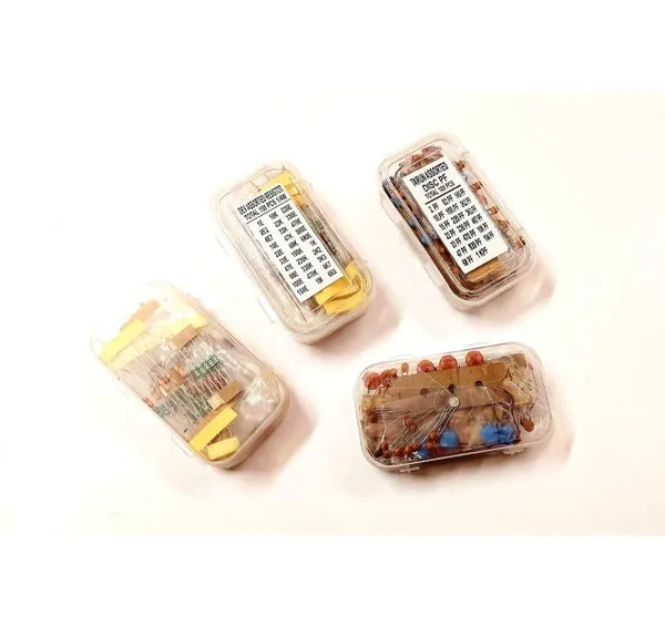 1_Set_Resistance_Box_all_Value_Resistor_150_Pcs_Resister_Kit_Resistor_Capacitor_Kit_Different_Values_Ceramic_Disk_Capacitor_100_Pcs
