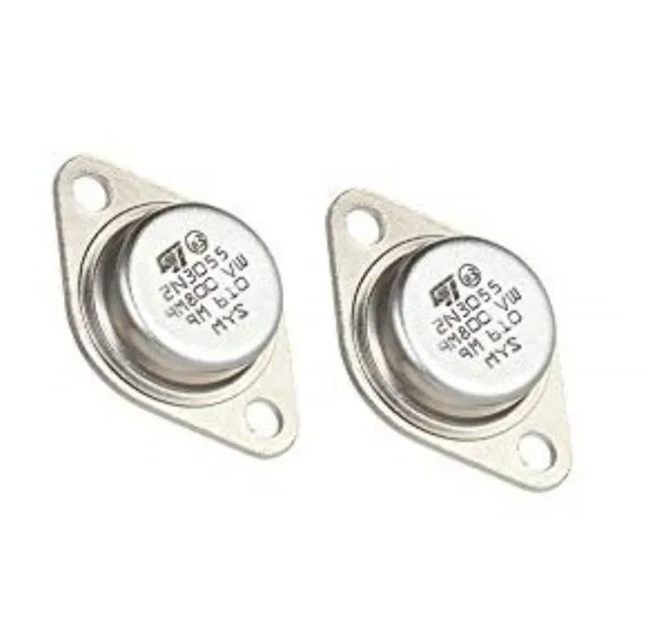 2_Pcs_2N3055_NPN_Audio_Power_Amplifier_Transistor_For_General_Purpose_Applications