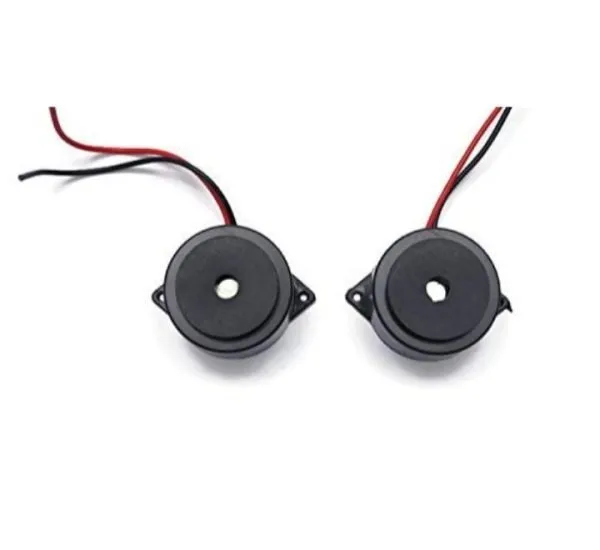 2_Pcs_Big_Buzzer_with_Small_Enclosed_Piezo_Electronic_Buzzer_Alarm_95DB_with_Wires