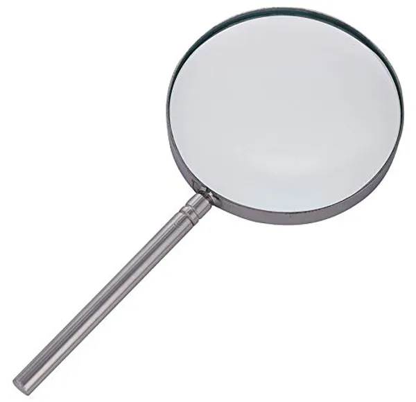 3_Inches_Diameter_Magnifying_Glass/Lens_3″_Heavy_Handle_with_Rim_Chromium_Plated_Magnifier_Glass_for_Reading_75_mm_Lens_Diameter