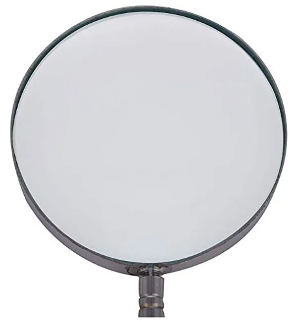 3_Inches_Diameter_Magnifying_Glass/Lens_3″_Heavy_Handle_with_Rim_Chromium_Plated_Magnifier_Glass_for_Reading_75_mm_Lens_Diameter