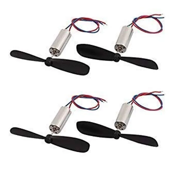 4_Motors_+_4_Propellers__High-Speed_Mini_Drones_DC_3.7V_48000RPM_Magnetic_Micro_Coreless_Motor_7_*_20_mm_720_with_4_Pieces_Propeller_(Black)