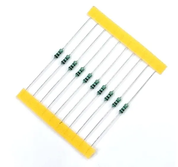 50_Pcs_1K_Resistance_for_1/4_watt_5%_Tolerance_for_Carbon_Film_resistor1k_ohm_Color_Code_1/4_watt_ohms_Tolerance_Electronics_Resistor_5%_Carbon_Film_Tolerance_Carbon_Film_Resistor