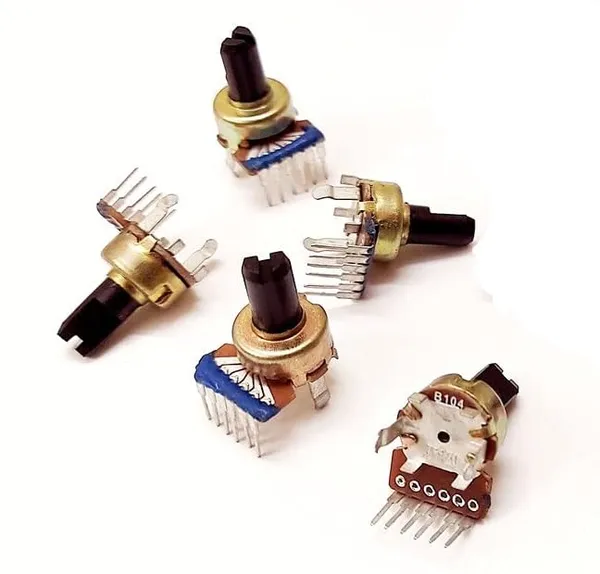 5_Pcs_100k_Volume_Control_6_pin_Variable_Resistor_Potentiometer_100_k_6_pin_Controller_for_Servo_Motor_Control,_Electronic_Projects_etc