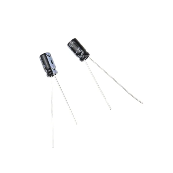 5_Pcs_100uF_25V/100uF_50V_Radial_Lead_Electrolytic_Capacitors_for_DIY_Electronic_Projects_and_Kits