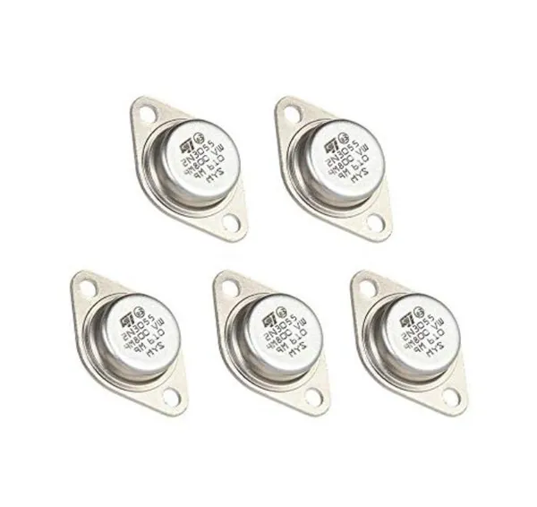 5_Pcs_2N3055_NPN_Audio_Power_Amplifier_Transistor_For_General_Purpose_Applications
