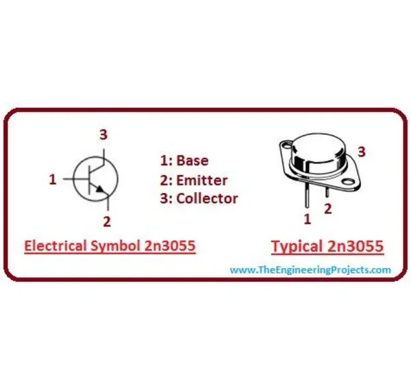 5_Pcs_2N3055_NPN_Audio_Power_Amplifier_Transistor_For_General_Purpose_Applications