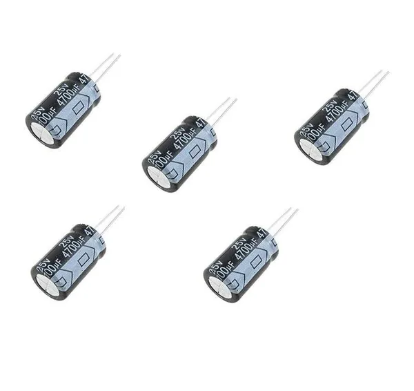 5_Pcs_4700uF_16v_25v_35v_50v_Radial_Lead_4700_uF_Electrolytic_Capacitors_for_DIY_Electronic_Projects_and_Kits