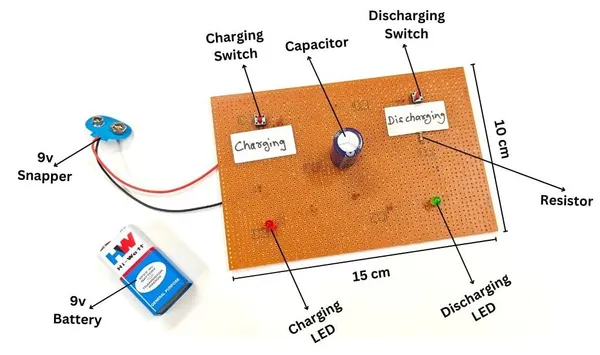 Charging_and_Discharging_of_Capacitor_Physics_Working_Model_for_Class_12th_Student_Experiment_Educational_Investigatory_Project