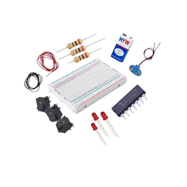 Not_Gate_Logic_Gate_DIY_Project_Electronic_Components_Kit_With_7404_IC_For_Science_Experiment_And_School_Kids