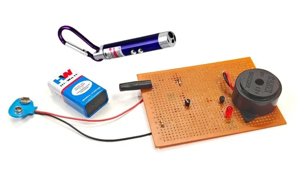 Laser_Security_Alarm_Science_Project_Working_Model_for_Class_10,_Class_12_Science_Students