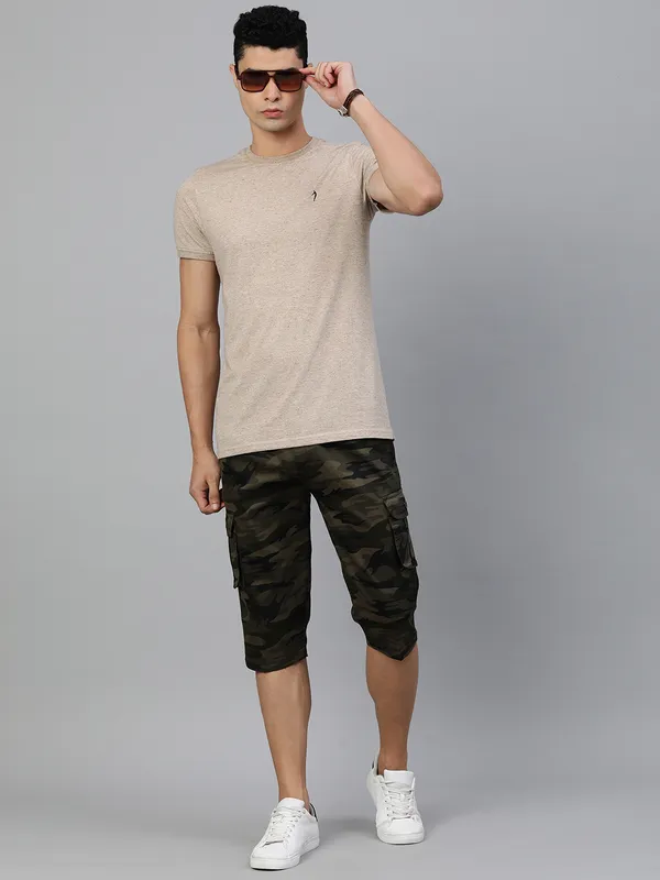 Printed_Three_Fourths_Capri_for_Men__|_Brown